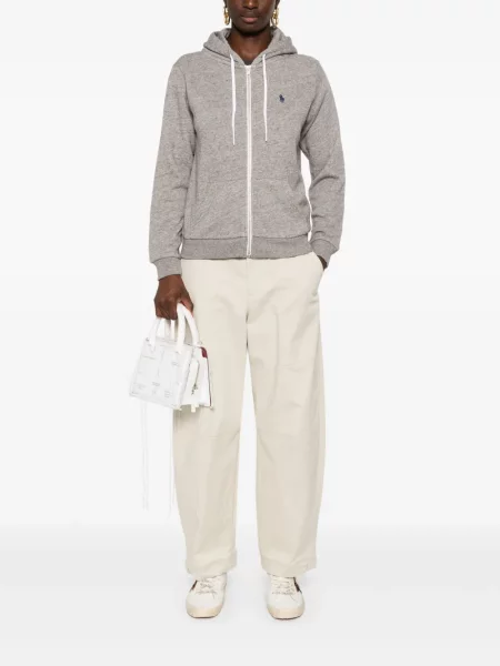 Siuvinėta polo marškinėliai Polo Ralph Lauren pilka