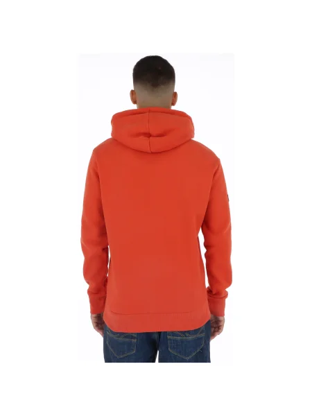 Hoodie Superdry s kapuco oranžna