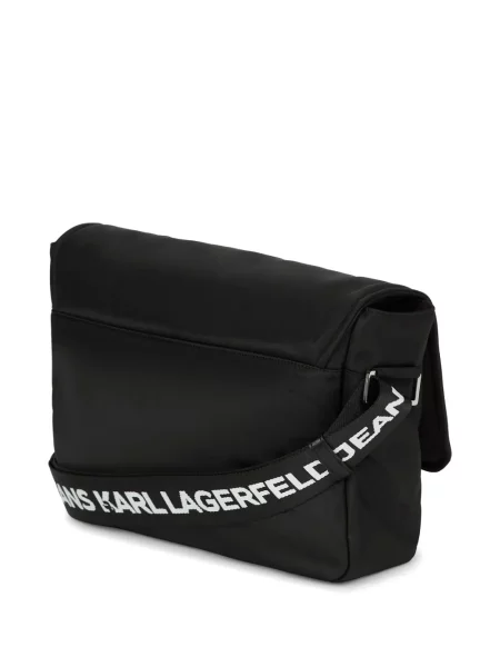 Чанта за през рамо Karl Lagerfeld Jeans с принт черно