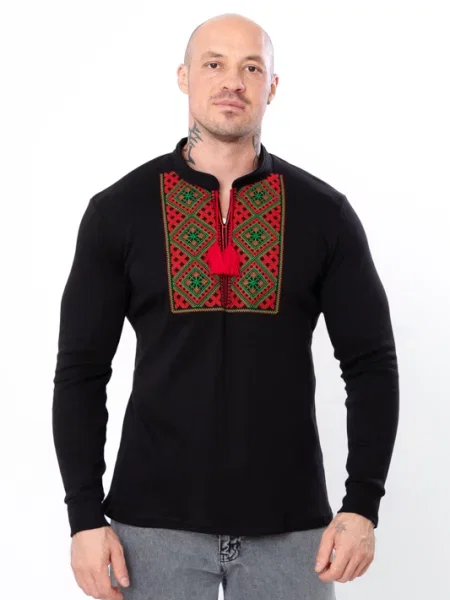 Носи своє Вишита сорочка чорний