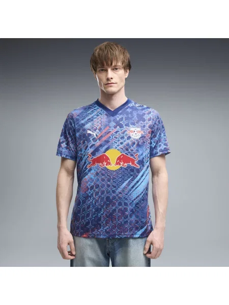 PUMA trzecia koszulka RB Leipzig Odzież S niebieski