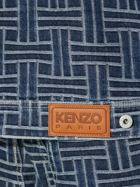 Kenzo farmerdzseki Trucker Denim Jacket Weave