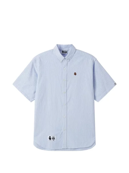 Риза Fingercroxx на райета синьо