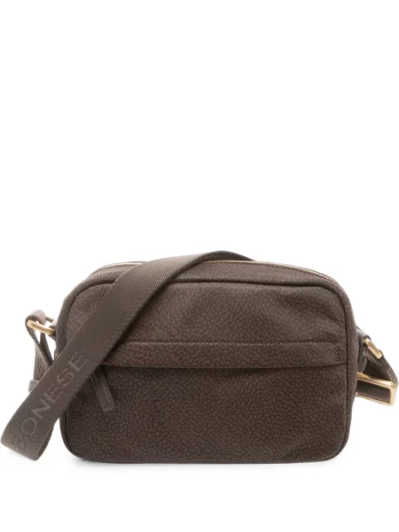 Geanta crossbody Borbonese cu imagine maro