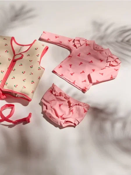 Reserved Costum de baie din două piese roz