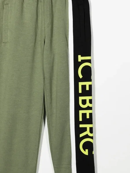 Spodnie dziecięce Iceberg zielone