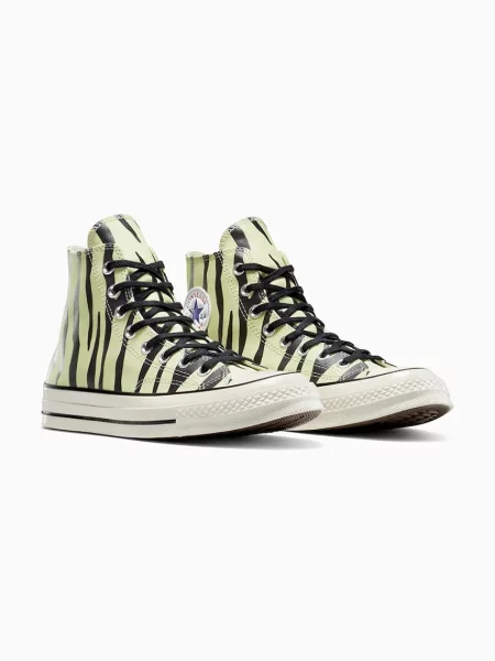 Πάνινα παπούτσια Converse Chuck 70 Glow In The Dark Zebra μπεζ