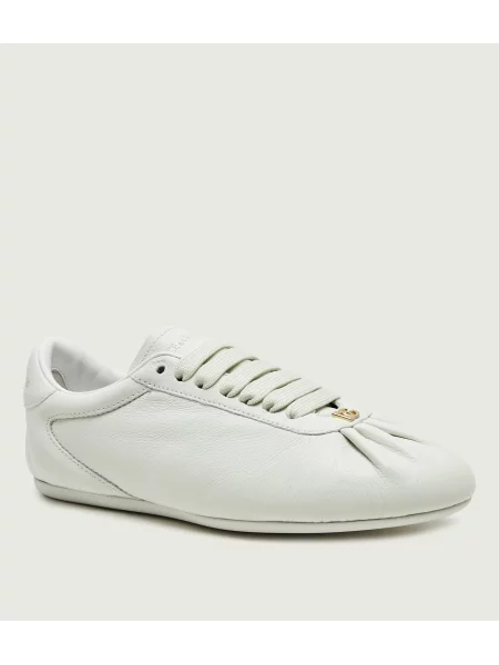 Dolce & Gabbana Teniși din piele Ballet alb