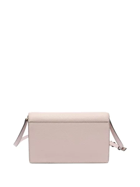 Koszulka Michael Michael Kors skórzana z falbankami garniturowa szara