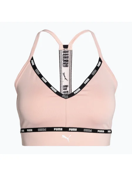 PUMA Low Impact Puma Strong Strappy фитнес сутиен 66 розов