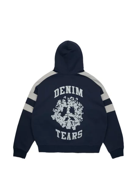 Hanorac cu glugă Denim Tears albastru