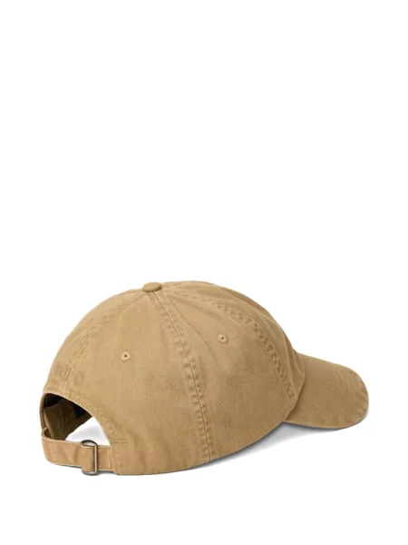 Μικρός κασκέτο Polo Ralph Lauren με χαμηλή μέση υφαίνω διαγωνίως πράσινο