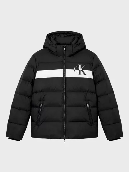 Джинсова куртка Calvin Klein Jeans чорна