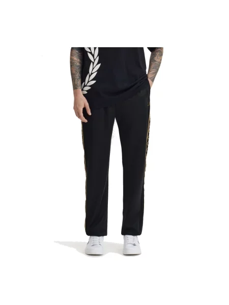 Spodnie Fred Perry do biegania czarne