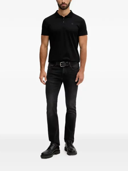 Μικρός polo Karl Lagerfeld με αυτόγραφο μαύρο