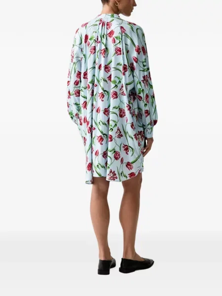 Rochie mini Kenzo cu imagine albastru