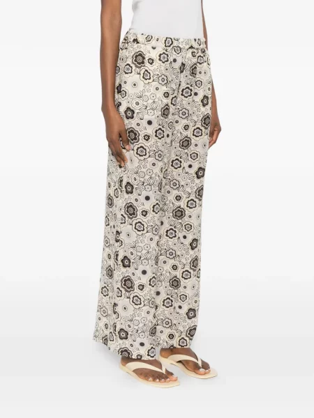 Pantaloni Aspesi cu model floral cu imagine