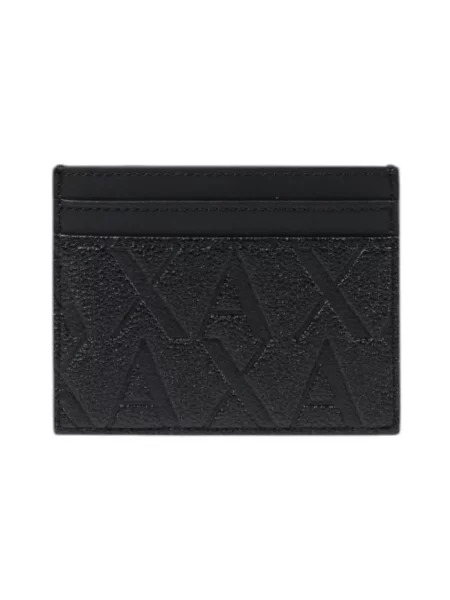 Portfel Armani Exchange z ukrytymi kieszeniami czarny