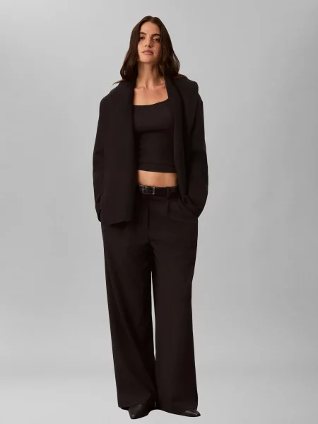 Calvin Klein Prechodný kabát čierna