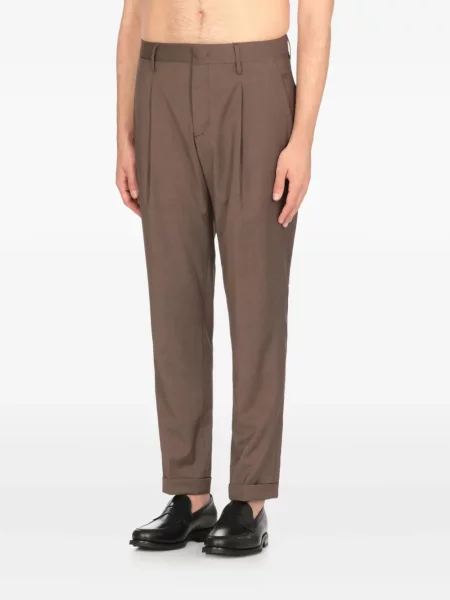 Pantaloni Briglia 1949 plisate maro