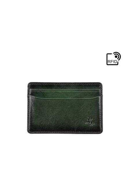 Кожаный кошелек Visconti зеленый