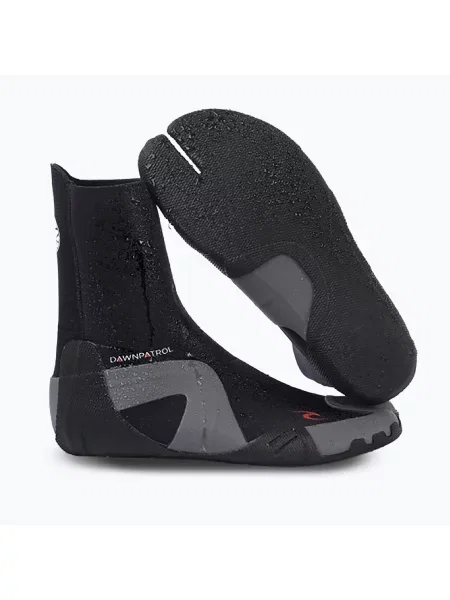 Încălțăminte din neopren pentru bărbați Rip Curl Dawn Patrol 5 mm Round Toe black negru