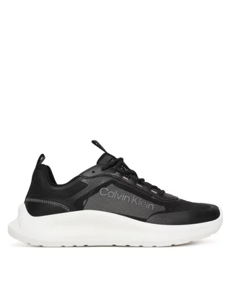 Calvin Klein Сникърси Light Eva Run Lup Transp Ripst черен