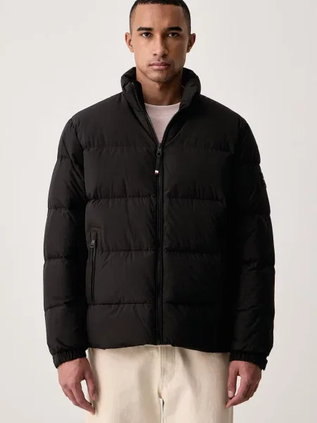 Tommy Hilfiger péřová bunda černá