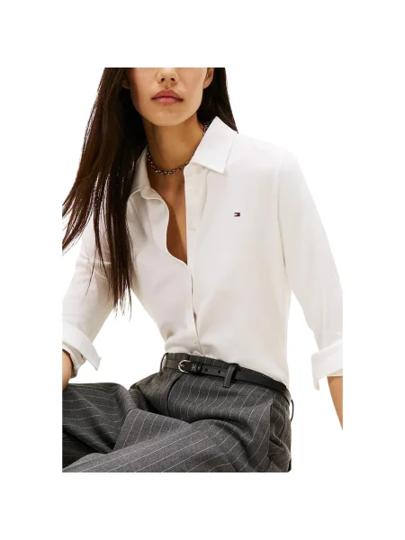 Bluză Tommy Hilfiger alb