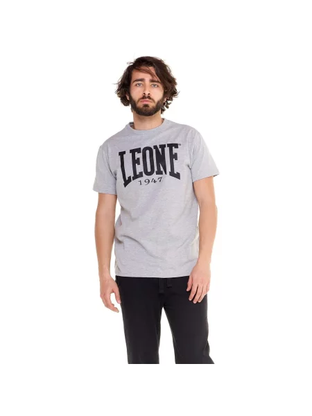 Scurt tricou Leone 1947 cu mâneci scurte cu autograf gri