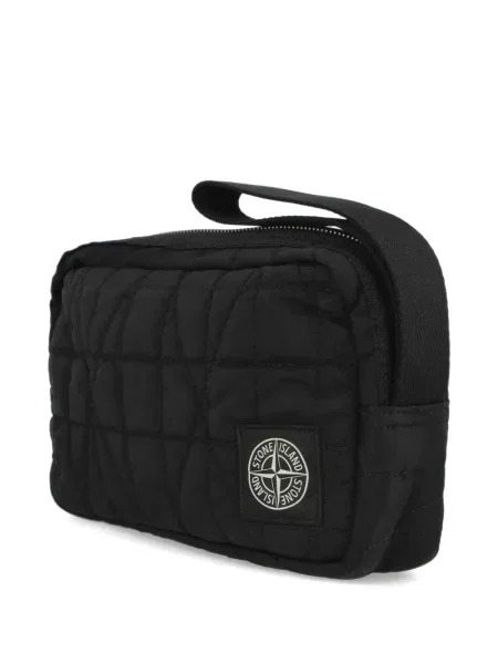 Geantă Stone Island cu strasuri negru