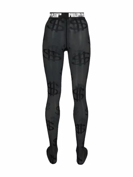 Punčocháče Philipp Plein černé