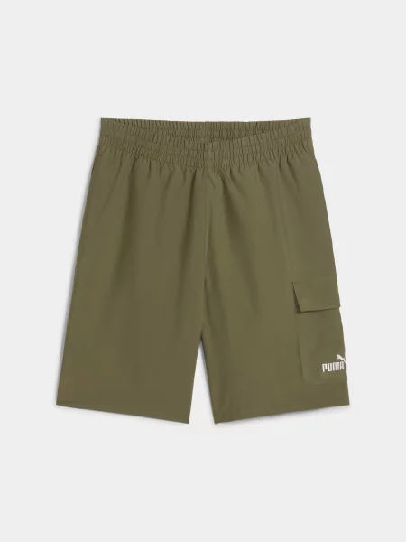 Повсякденні шорти PUMA Ess Woven Cargo Shorts комбінований верх зелений