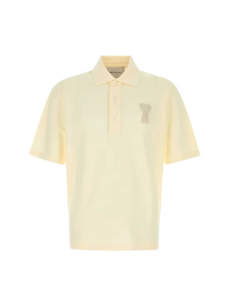 Koszulka polo Ami Paris żółta