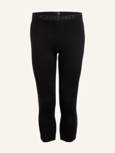Icebreaker Funkční Kalhoty Oasis Z Merino Vlny černá
