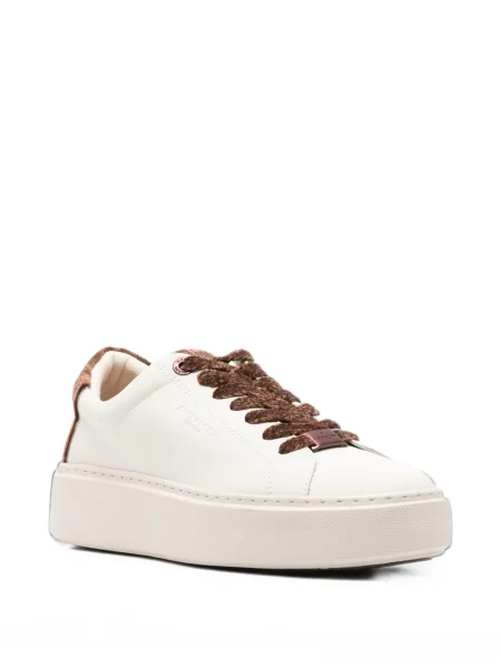 Sneakerși Alexander Smith din piele alb