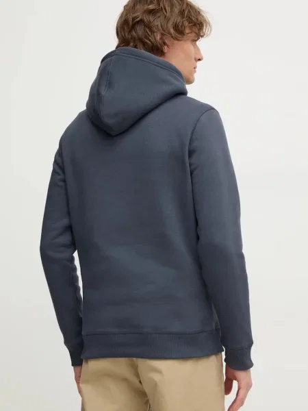 Kapucnis kapucnis melegítő felső Calvin Klein kék