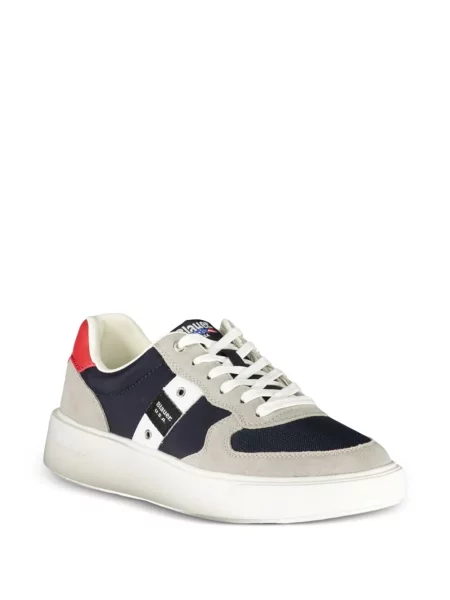 Sneakerși Blauer din piele de căprioară albastru