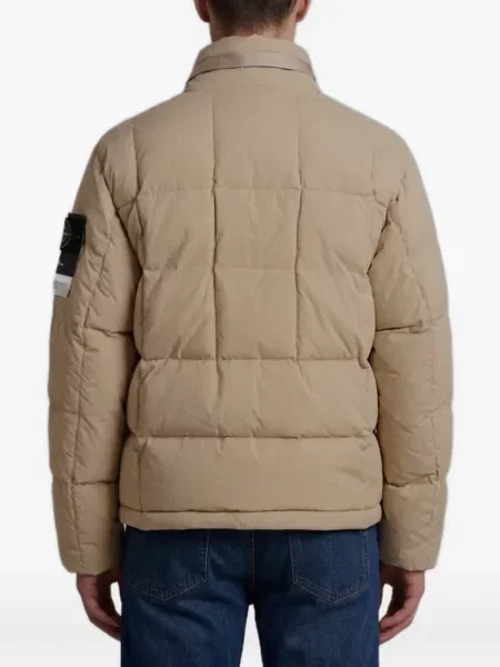 Geacă Stone Island cu glugă cu strasuri