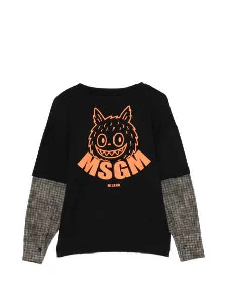 Koszulka dziecięca Msgm czarna