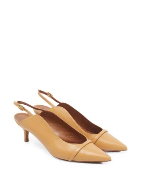 Pantofi cu toc Malone Souliers din piele maro
