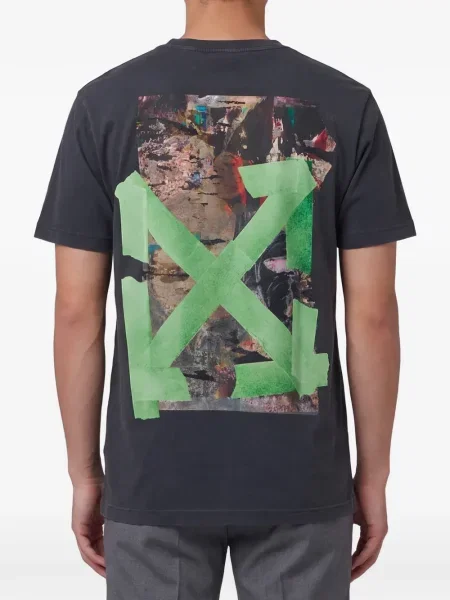 Tricou Off-white cu imagine alb