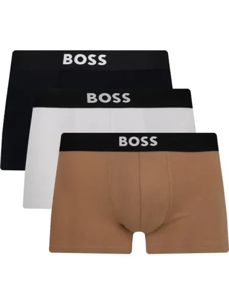 BOSS Boxeri David Beckham bej alb negru