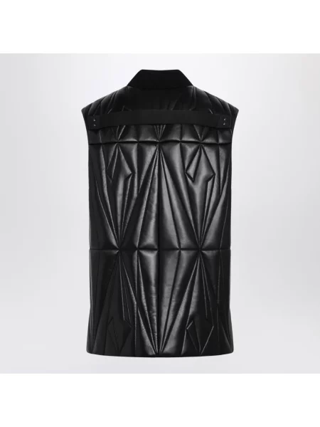 Kamizelka Rick Owens skórzana czarna