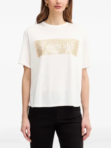 Tricou Twinset cu paiete