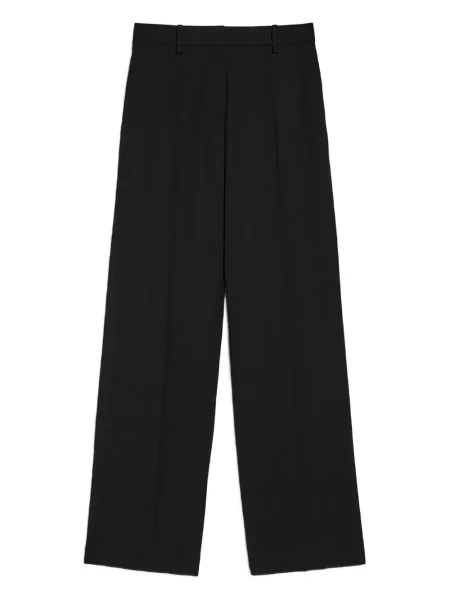 Pantaloni Jil Sander de lână negru