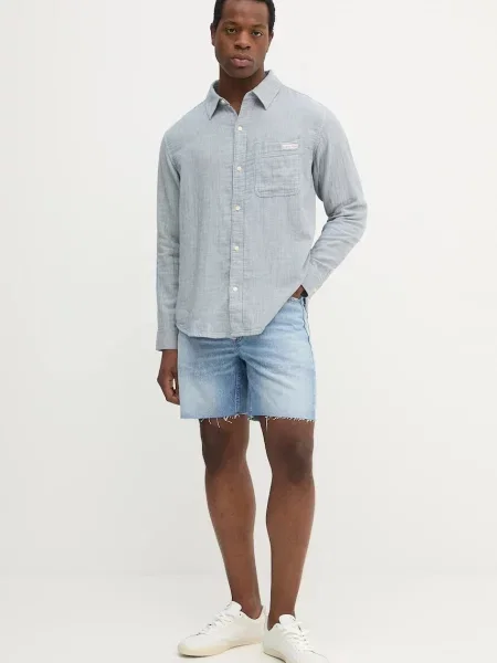Srajca Calvin Klein Jeans modra