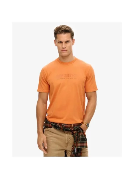 Koszulka Superdry Utility Sport Graphic pomarańczowa