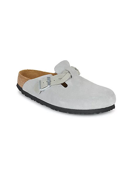 Natikači Birkenstock Boston Braided Svetlo siva