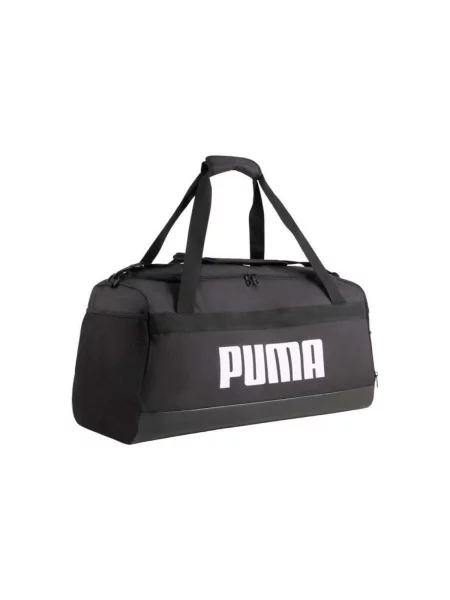PUMA Sportovní taška Challenger černá bílá